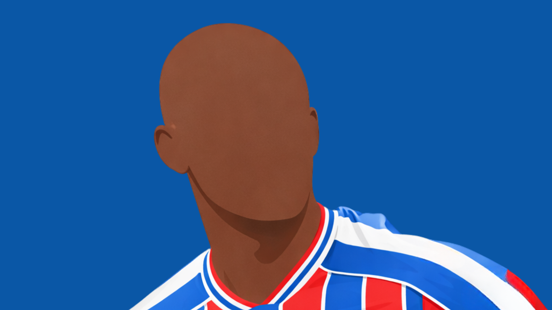 Ultimate Crystal Palace Minimal JP Mateta Blue